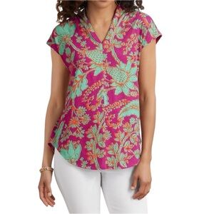 Soft Surroundings Twilight Luau Tunic Tee NWT Size M